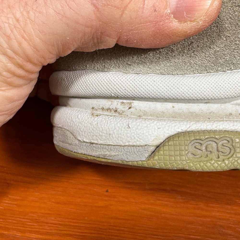 SAS Tour Mesh Suede Walking Sneakers Gray Women's 8.5N Tripad Comfort Athleisure - Picture 12 of 13